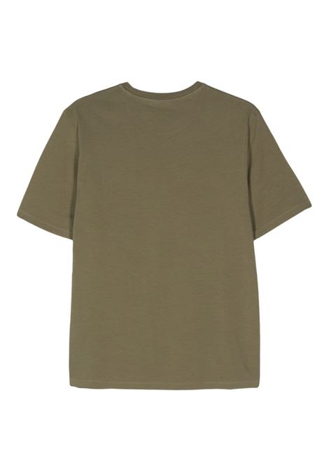 Green Chillax Fox-appliqué T-shirt Maison kitsuné - men MAISON KITSUNÉ | ML00110KJ0008P384